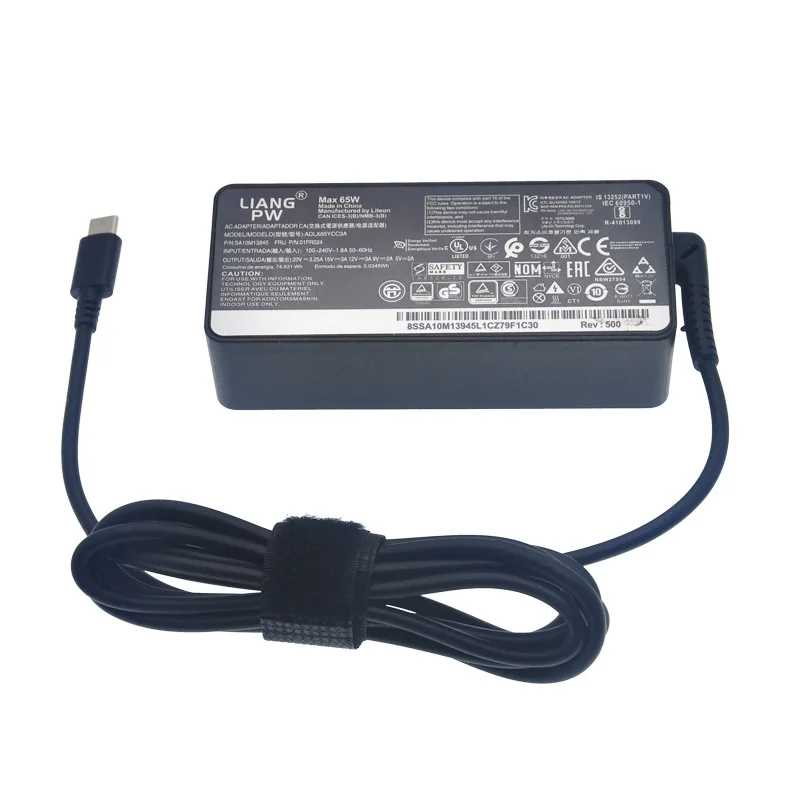 Фотография №2 товара 20 В 3,25 А 65 Вт USB Type-C адаптер питания