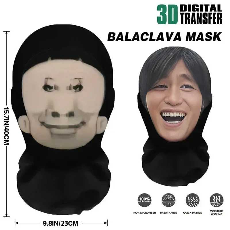 Фотография №2 товара Новая 3D забавная эластичная реалистичная маска знаменитости, маска-балаклава для косплея
