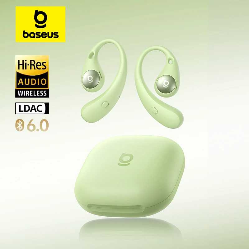 Беспроводные наушники с открытыми наушниками Baseus Eli Sport 2, Bluetooth 6,0, OWS, наушники Hi-Res с наушниками LDAC OWS, спортивные наушники-крючки Портативное аудио и видео