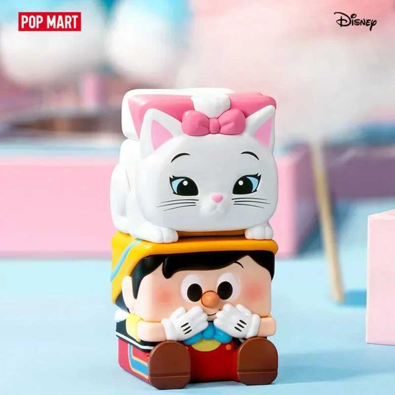 POP MART Disney Classic POP CUBE-2 Series слепая коробка Guess Bag Mystery Box Toys Кукла Аниме Фигурка Украшения Девушка праздничный подарок Модная слепая коробка