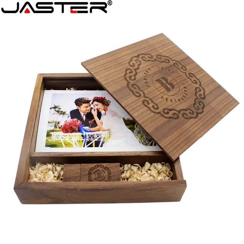 Фотография №2 товара USB-флеш-накопитель JASTER, 5 шт., креативный дизайн для фотостудий, свадебный подарок,