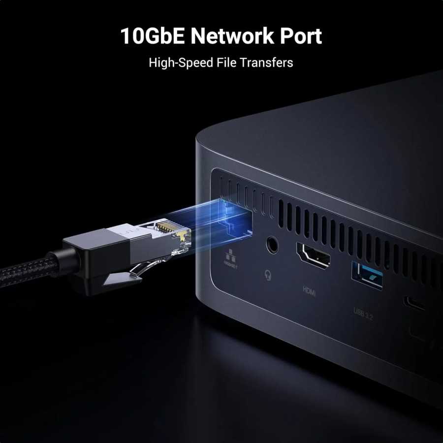 TLF UGREEN NASync DXP480T Plus 4-х отсеков для всех флэш-накопителей NAS i5 1235u, 10-ядерный процессор, 8 ГБ оперативной памяти DDR5, 128 ГБ SSD, сетевой накопитель Пищевая машина и вспомогательное оборудование