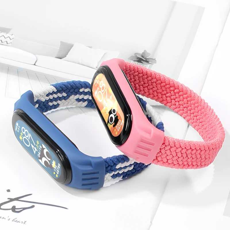 Фотография №2 товара Плетеный ремешок Solo Loop для Xiaomi Mi Band 7, 6,