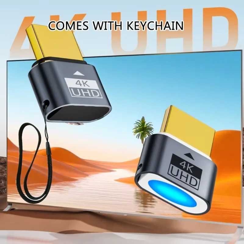 Фотография №3 товара HDMI-совместимая заглушка 4K HDR Виртуальный монитор Эмулятор EDID Беголовий адаптер