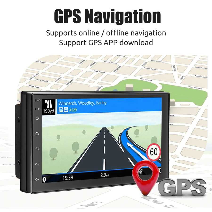 Фотография №3 товара ESSGOO 7 9 10 автомобильный радиоприемник Android Auto Carplay автомобильная