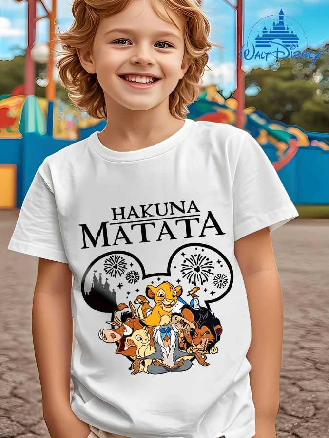 Фотография №5 товара Футболка с тематикой &laquo;Король Лев&raquo; от Disney для мальчиков, 100%