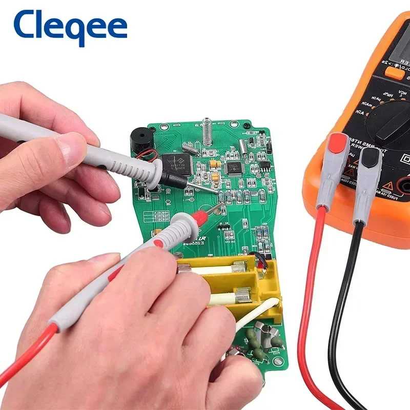 Фотография №3 товара Набор универсальных измерительных щупов Cleqee P1503 с сменными игольчатыми насадками,
