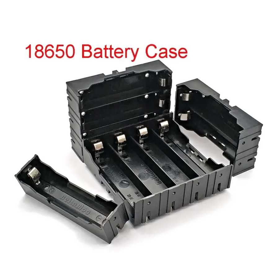 ABS 18650 Чехлы для аккумуляторов 1X 2X 3X 4X 18650 Чехлы для хранения аккумуляторов &laquo;сделай сам&raquo; 1 2 3 4 слота Контейнер для аккумуляторов с жестким штифтом Аксессуары и запчасти