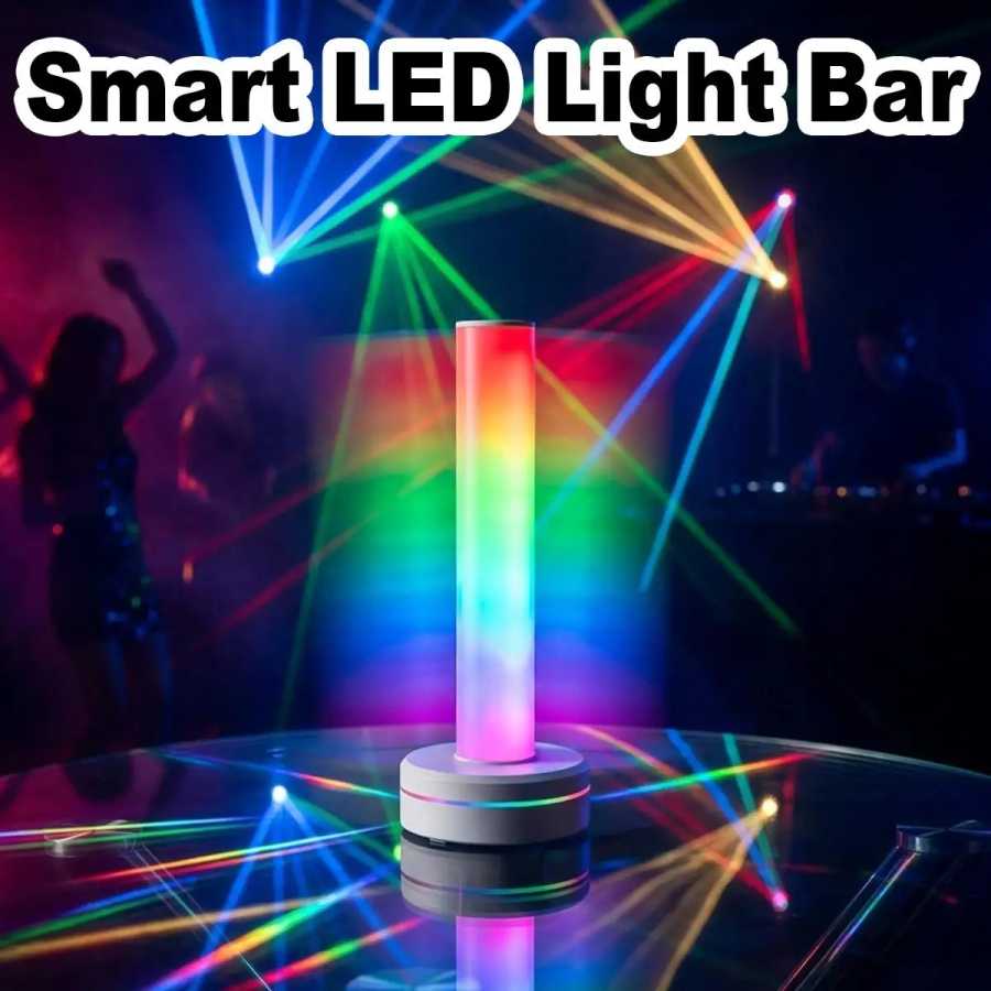 Светодиодная RGB-лента для подсветки телевизора, перезаряжаемая, с динамическими эффектами, умная синхронизация, для телевизора, ПК, настольного компьютера, атмосферный декор, арт-освещение Новинка освещения（новинка）