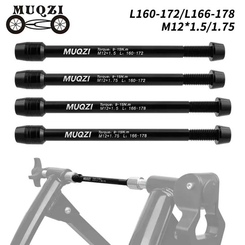 Адаптер сквозной оси тренера M12 x 1,5/1,75, резьба 160-172 мм, 166-178 мм, вал велосипедных колес, быстроразъемные шампуры Велоспорт