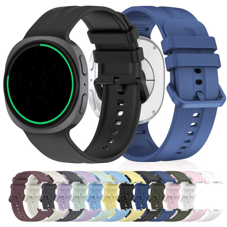 Силиконовый ремешок для Samsung Galaxy Watch 9/8 40 мм 44 мм, ремешок для умных часов Galaxy Watch 8 Classic 46 мм Аксессуары для часов