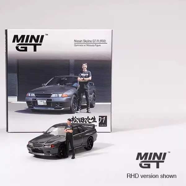 Фотография №1 товара MINIGT TSM 1:64 869 Сувенирная модель автомобиля Skyline R32 из