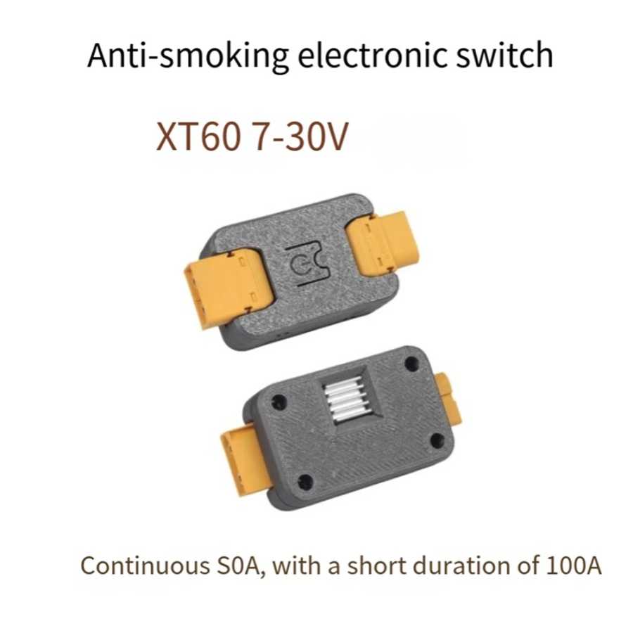 Электронный переключатель ABZW Anti-Spark XT60 7-30В 50А, контроллер включения/выключения питания, совместимый с LiPo аккумулято Умные системы общественной безопасности