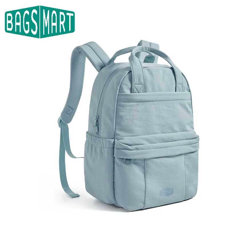 BAGSMART женский рюкзак большой емкости для ноутбука школьная сумка уличная ручная кладь сумка легкий дорожный рюкзак Рюкзак