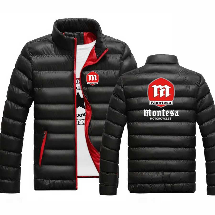 Мужская мотоциклетная куртка с принтом Montesa, удобная хлопковая куртка четырех цветов для отдыха, весна-осень 2024 Толстовки и свитшоты