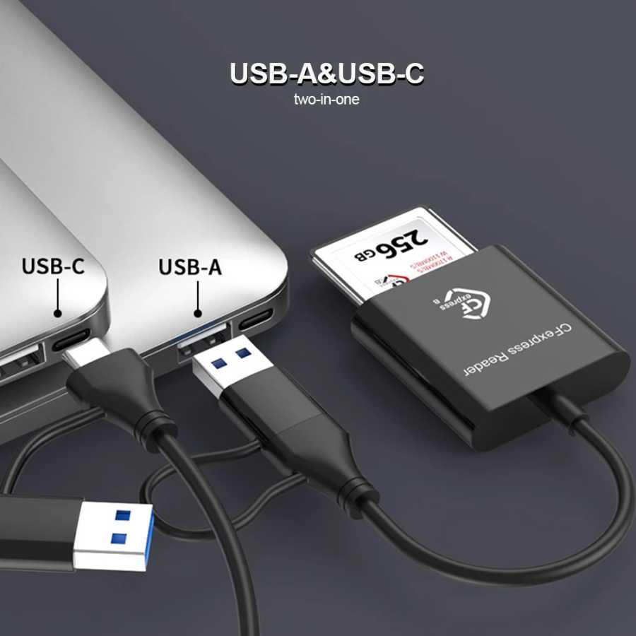 Фотография №2 товара Устройство чтения карт CFexpress Type B 10 Гбит/с USB3.2 Gen2