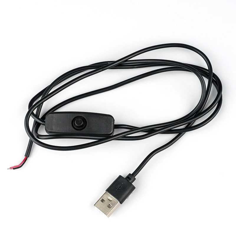 Фотография №2 товара 1 шт., светодиодная лента, USB-разъем, удлинитель кабеля, 2-контактный провод питания,