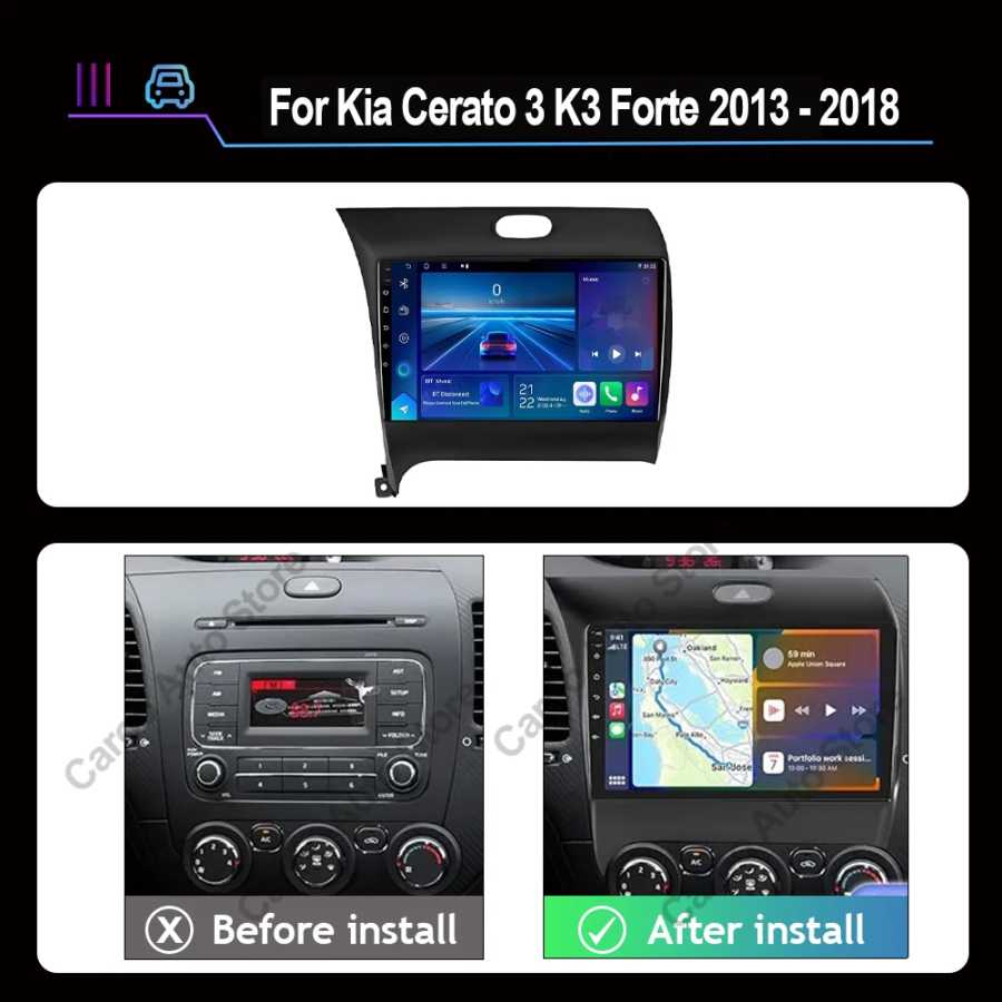 Фотография №1 товара Android 14 для Kia Cerato 3 K3 Forte 2013 2014