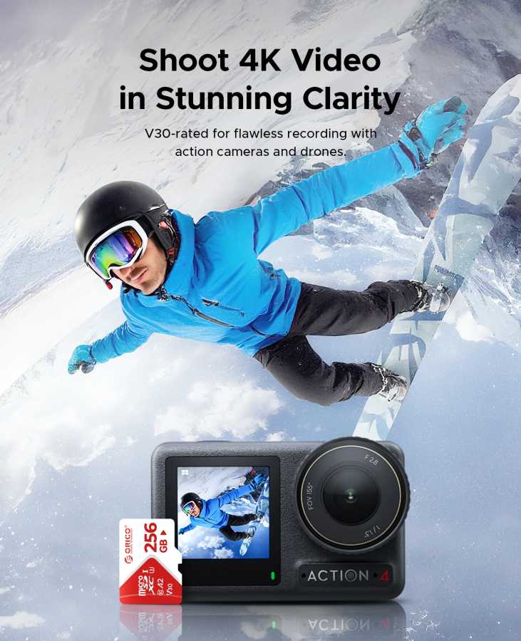 Фотография №2 товара Карта памяти ORICO Ultra microSDXC до 180 МБ/с Карта MicroSD