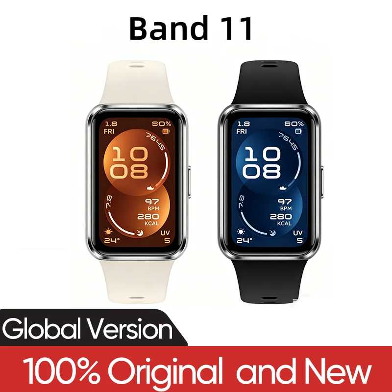 Глобальная версия умных часов Huawei Band 11: смарт-браслет с AMOLED-экраном 1,62 дюйма, измерение пульса, смарт-браслет для активного образа жизни 