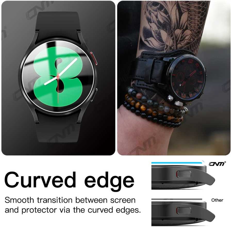 Фотография №3 товара Закаленное стекло 9H для Samsung Galaxy Watch 7/6/5/4 40/44 мм