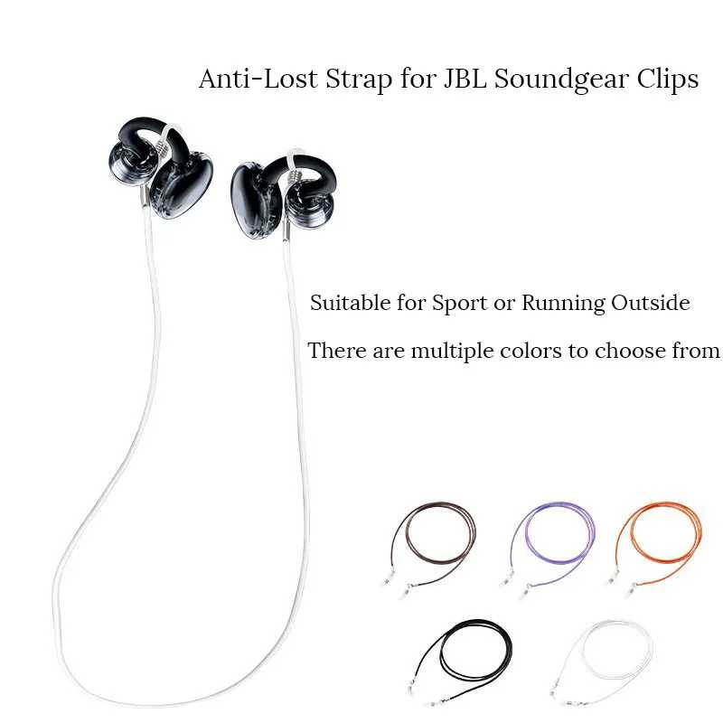 Ремешок-держатель для беспроводных наушников JBL Soundgear Clips, полиэстеровый, нескользящий, спортивный, с защитой от потери, аксессуар для наушников Портативное аудио и видео