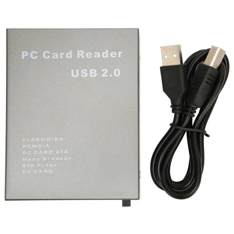 Устройство чтения карт памяти USB2.0 Устройство чтения карт PCMCIA 68-контактный высокоскоростной промышленный флэш-карт Прямое считывание карт памяти ATA Устройство чтения карт ПК Доступ к автоматизации здания
