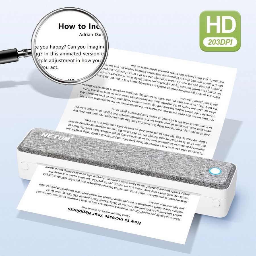 A4 Bluetooth Business Travel Print Anywhere Портативный перезаряжаемый термопринтер без чернил 203 точек на дюйм LT-P10 Оргтехника