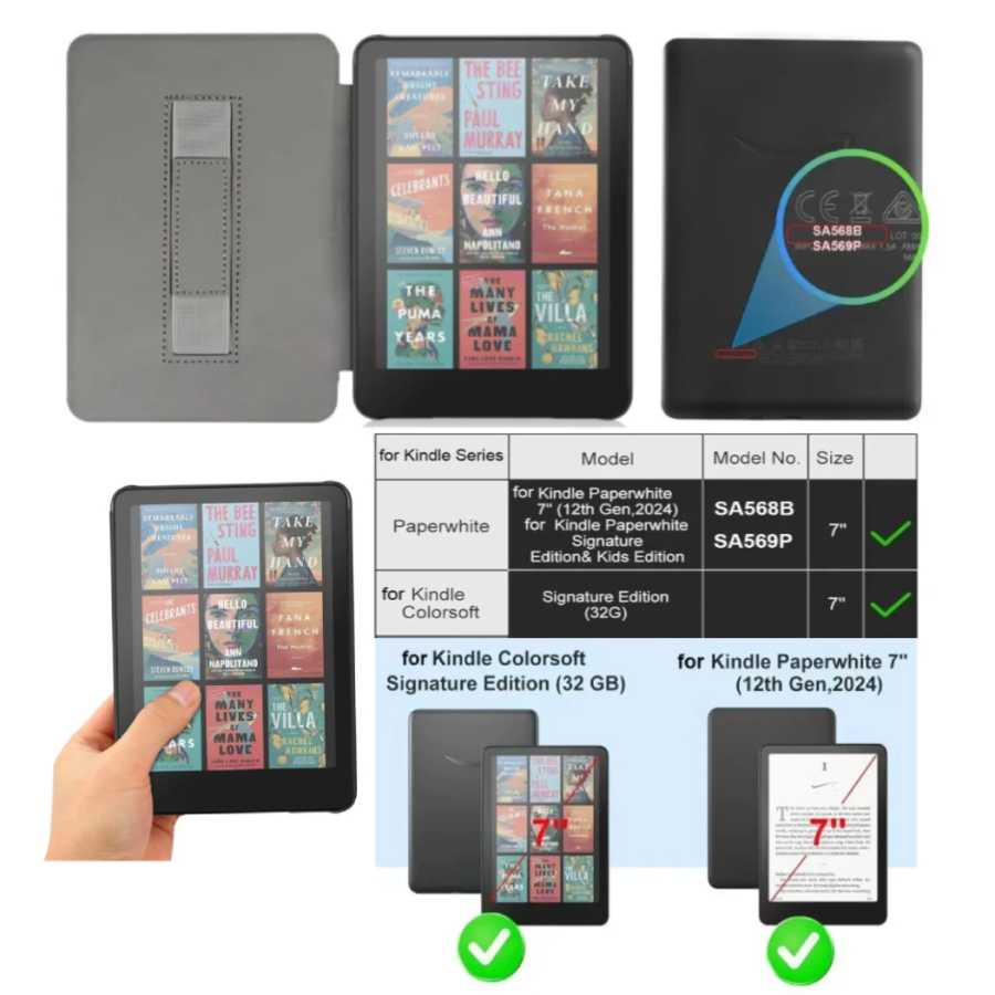 Фотография №1 товара Для Kindle Paperwhite 12-го поколения Case 2024 Signature Edition 7-дюймовый