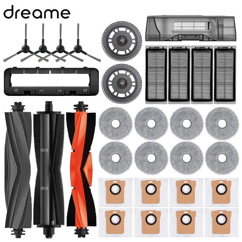 Dreame Bot L30 Ultra L20 Ultra Запасные части для робота-пылесоса Расходные материалы Основная боковая щетка Hepa-фильтр Швабра Тканевый мешок для пыли Аксессуары Запчасти для бытовой техники