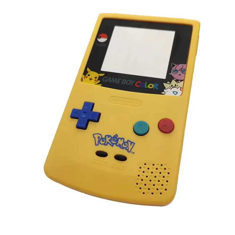 Чехол GBC gameboy Замена цвета желтый красочный чехол Чехол GBC Pokemon Пикачу Игровые фигурки и трансформеры