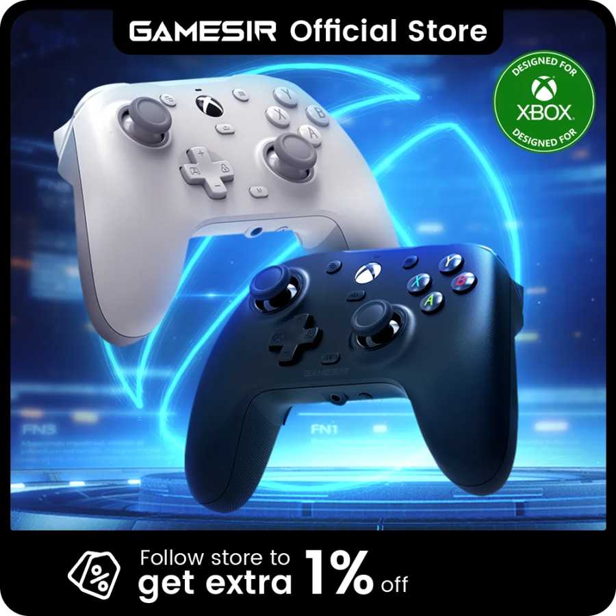 GameSir G7 HE Игровой контроллер Xbox Геймпад с эффектом Холла для Xbox Series X, Xbox Series S, Xbox One, Steam и Windows ПК Видеоигры и аксессуары