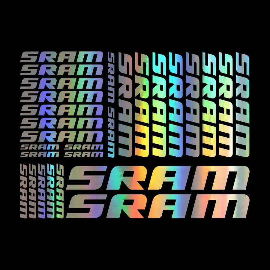 Автомобильная виниловая наклейка, подходит для SRAM, 30 см Внешние аксессуары