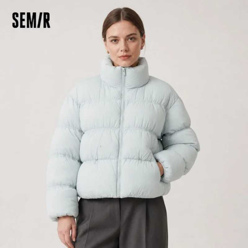 Пуховик Semir, женское пальто с капюшоном, модная водонепроницаемая маслостойкая непромокаемая зимняя милая крутая куртка оверсайз Пуховики