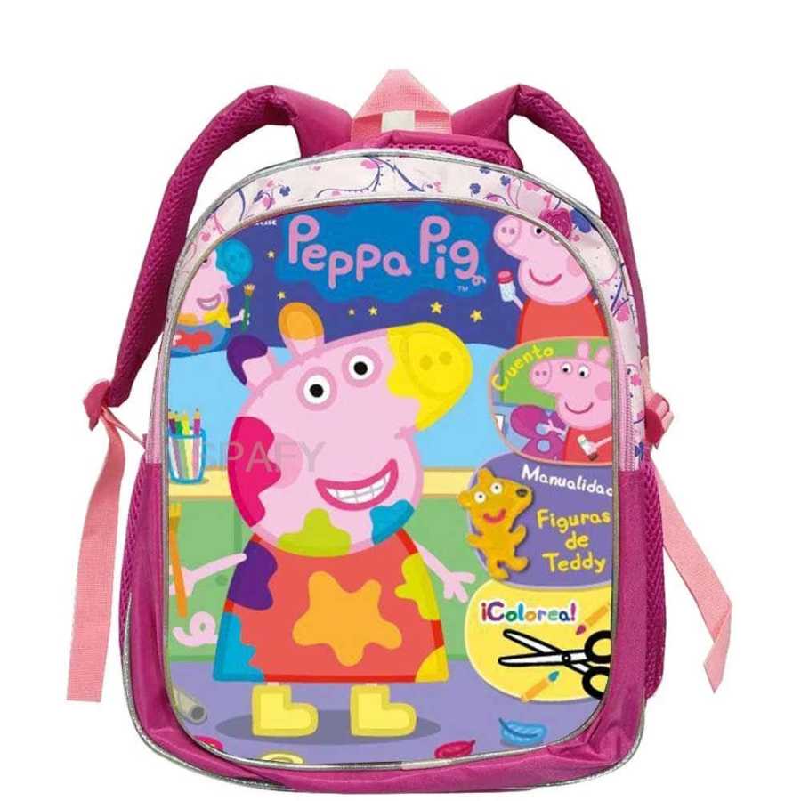 Фотография №1 товара Школьные сумки Peppa Pig, детские сумки для книг, рюкзаки с