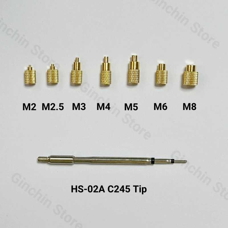 Фотография №5 товара Паяльное жало HS-02A C245 и встроенная латунная гайка M2-M8, нагревательная