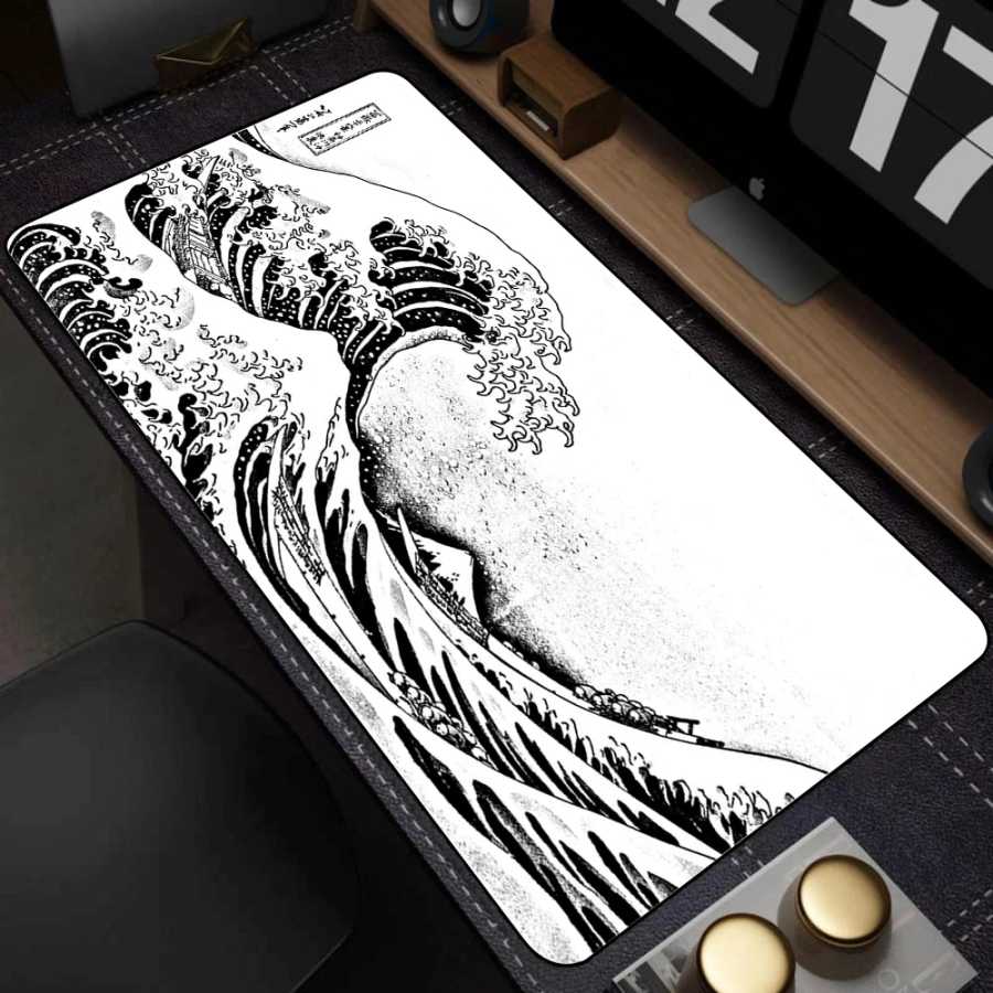 Фотография №2 товара Коврик для мыши Gamer Black Great Wave Art Коврик для