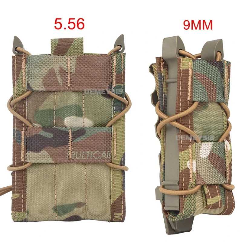 9 мм 5,56 подсумок для журналов, тактический AK AR M4 AR15, одиночная сумка для журналов, винтовка, пистолет, Molle Mag, кобура, чехол, держатель для охотничьих инструментов Охота