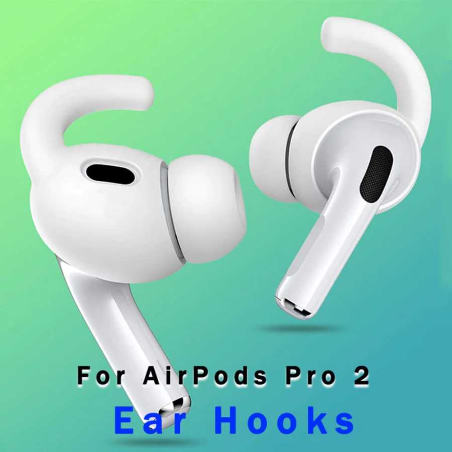 Для iPhone AirPods Pro 2 Чехлы с крючками для ушей Нескользящие держатели силиконовые наушники-вкладыши Bluetooth беспроводные наушники аксессуары Портативное аудио и видео
