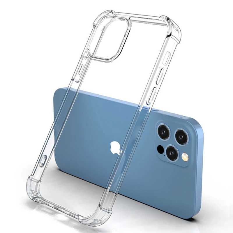 Противоударный прозрачный чехол для iPhone 14 15 16 13 12 11 Pro Max XS Max X XR, силиконовый чехол для iPhone 6 7 8 Plus SE, задняя крышка, чехол для телефона Чехлы и чехлы для мобильных телефонов
