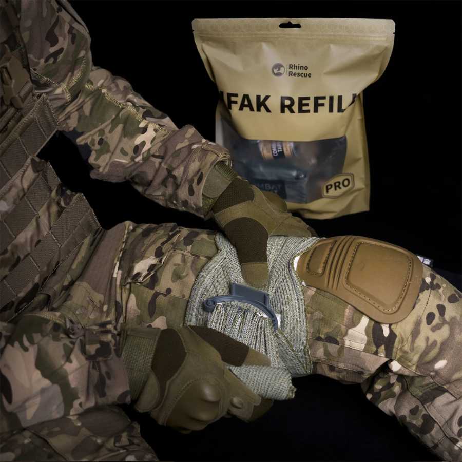 Фотография №1 товара Набор для оказания первой помощи RHINO RESCUE IFAK: Аварийные принадлежности