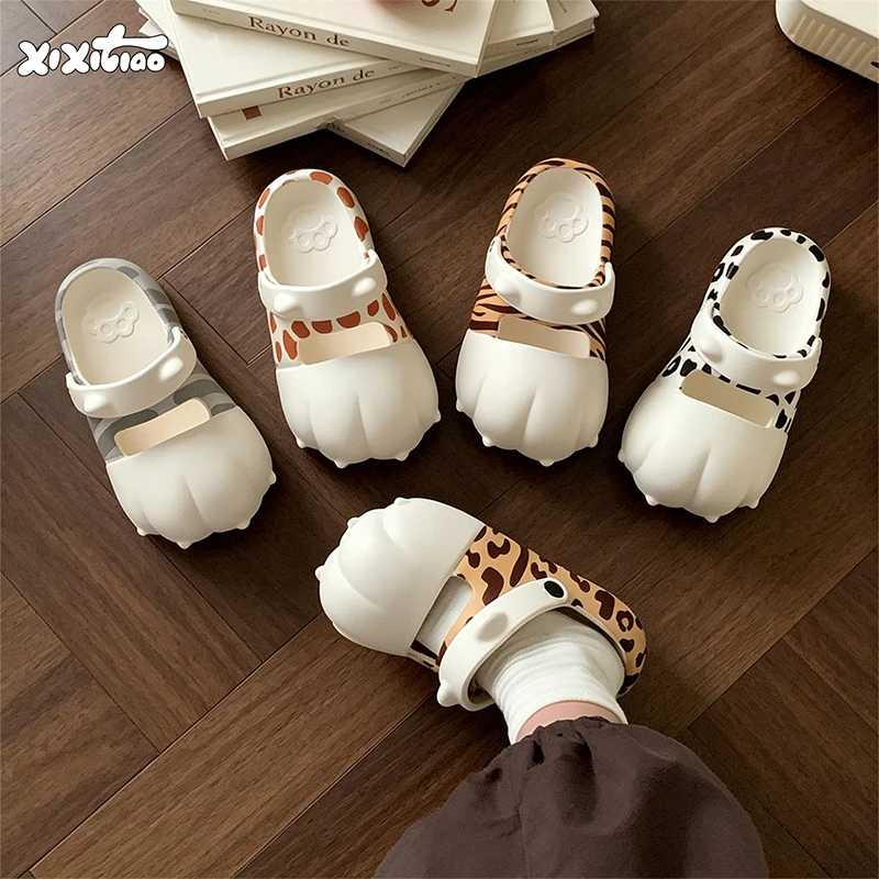 Фотография №2 товара XIXITIAO Новые летние женские шлепанцы на платформе, модные мягкие шлепанцы