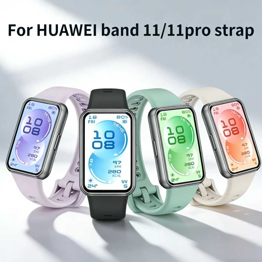 Оригинальный ремешок для Huawei Band 11/11Pro, аксессуары для умных часов, сменный ремешок для часов, силиконовый браслет, спортивный ремешок для Huawei Band 11 Аксессуары для часов