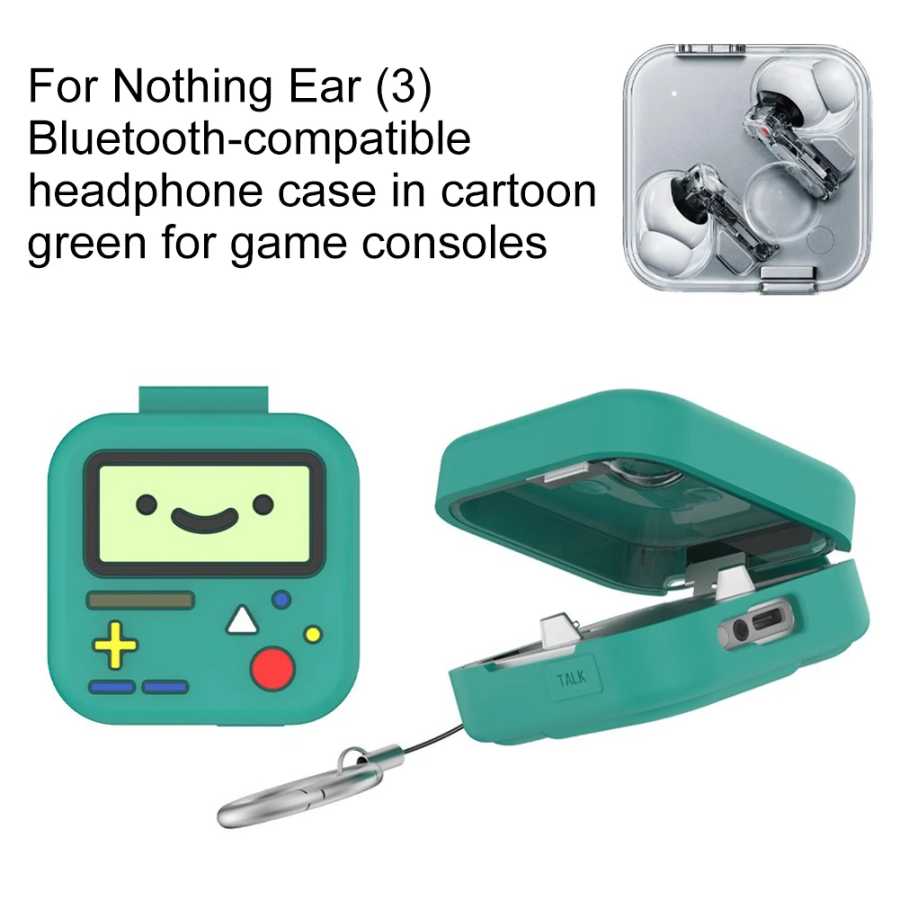 Для наушников Nothing Ear 3, силиконовый чехол, аксессуары, беспроводные наушники, защитный рукав с крючком, мягкий противоударный чехол против царапин Портативное аудио и видео