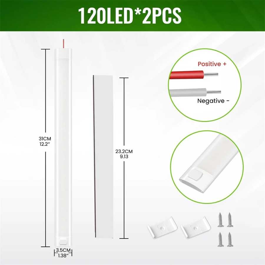 Фотография №5 товара 2PCS 120 Светодиодный фургон Багажный светильник 12v / 24v Тележка