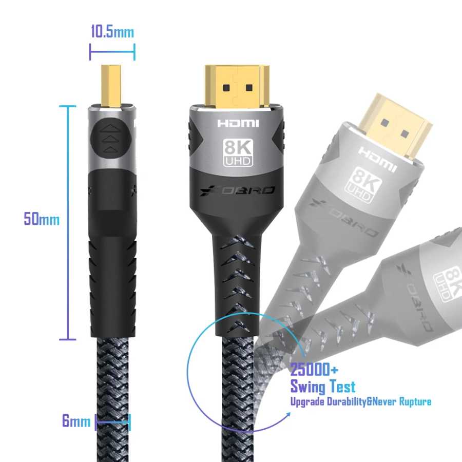 Фотография №2 товара 8K HDMI-совместимый кабель 4K при 120 Гц 8K при 60