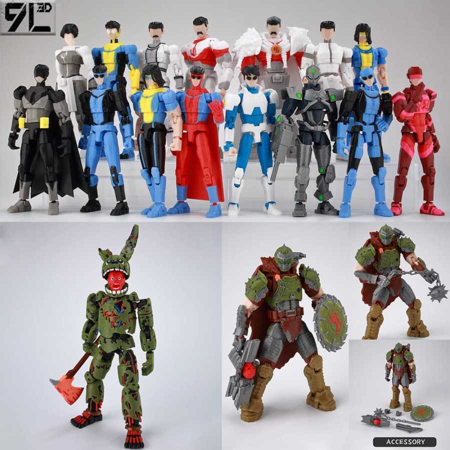 Коллекционная фигурка Дэрила Диксона 9L3D Invincible Slayer Lucky13, многосуставная модель-игрушка Titan13, подарки на день рождения T13 Игровые фигурки и трансформеры