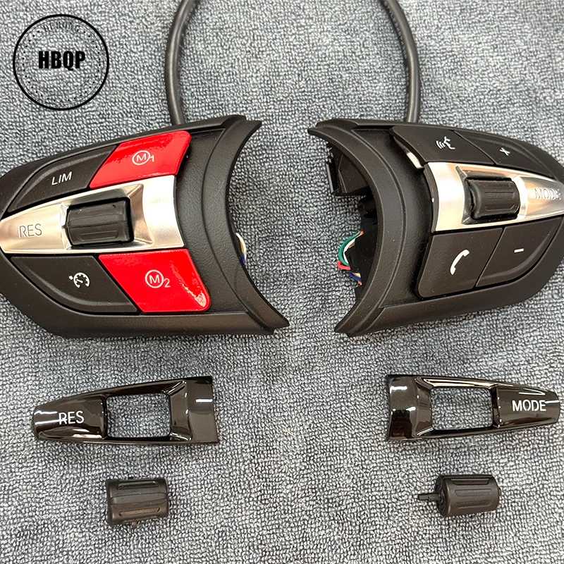 Кнопка на руль для BMW 3 и 5 серий (F20, F30, F31, F35, F10, F11, F18, E90, E91, E92, E93, G30) без кнопок M1/M2 Запчасти для шасси автомобиля