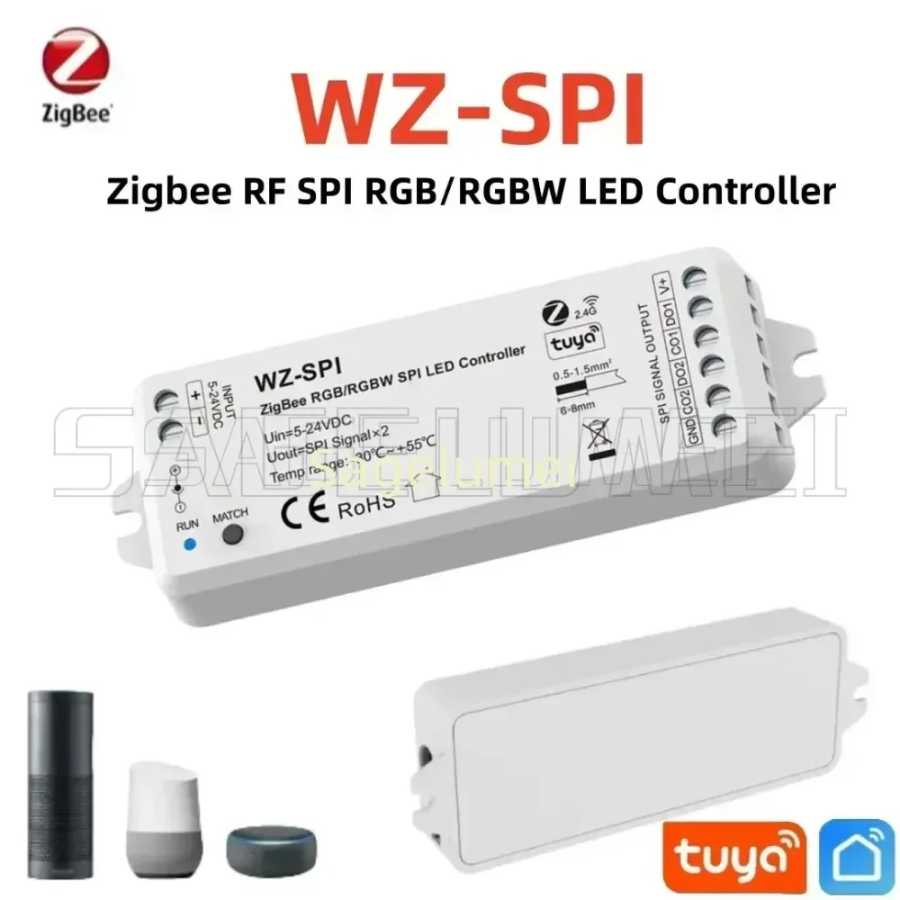 Фотография №2 товара RGB/RGBW 4CH 8CH DC5V-24V Tuya WiFi Zigbee + RF SPI