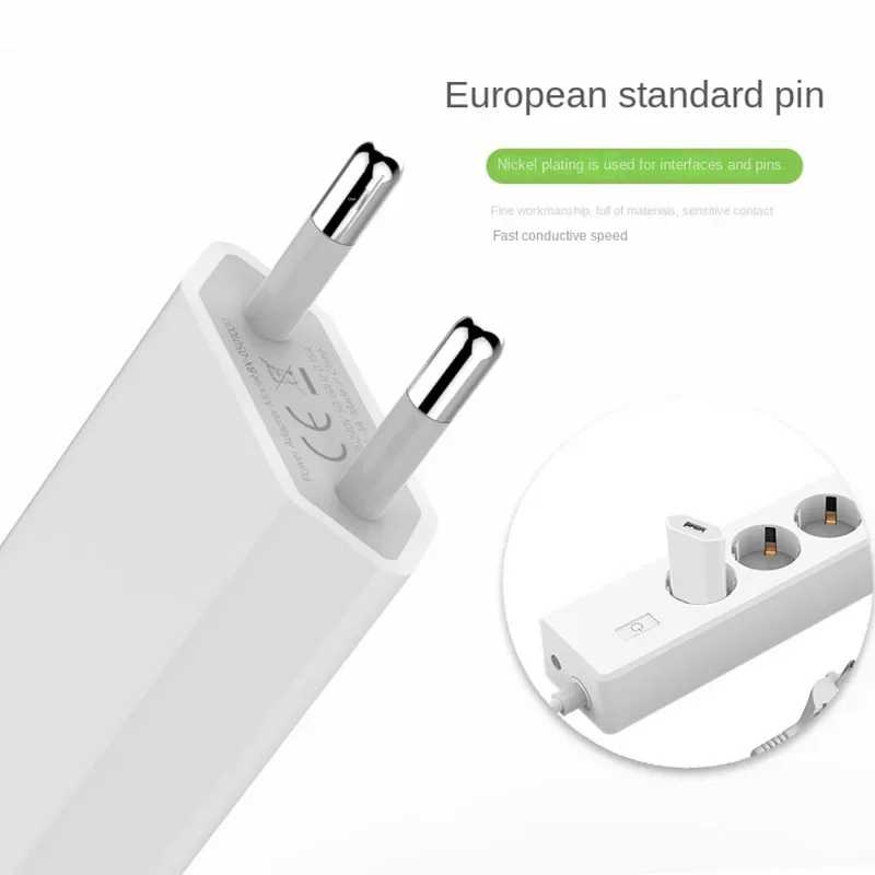 Фотография №5 товара Универсальное дорожное Сетевое зарядное устройство USB 5 Вт с европейской